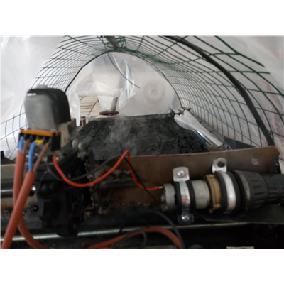Çamur kurutma makinası demosu 2015